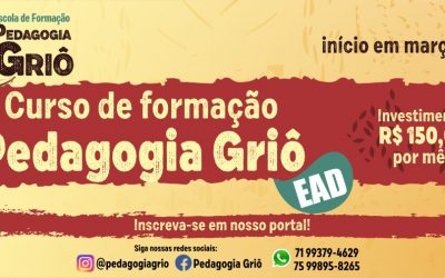 CURSO DE FORMAÇÃO EM PEDAGOGIA GRIÔ EAD 2021